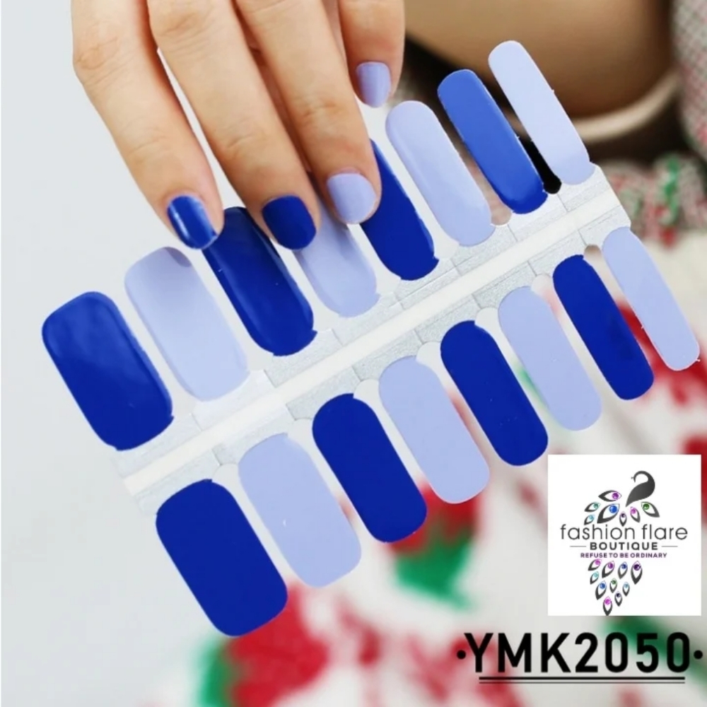 Blue nails